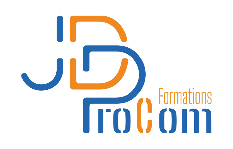 Logo-JD Procom Formations - refonte-image de marque - Adrena-lign Refonte logo, JD Procom Formations - Adrena Lign
