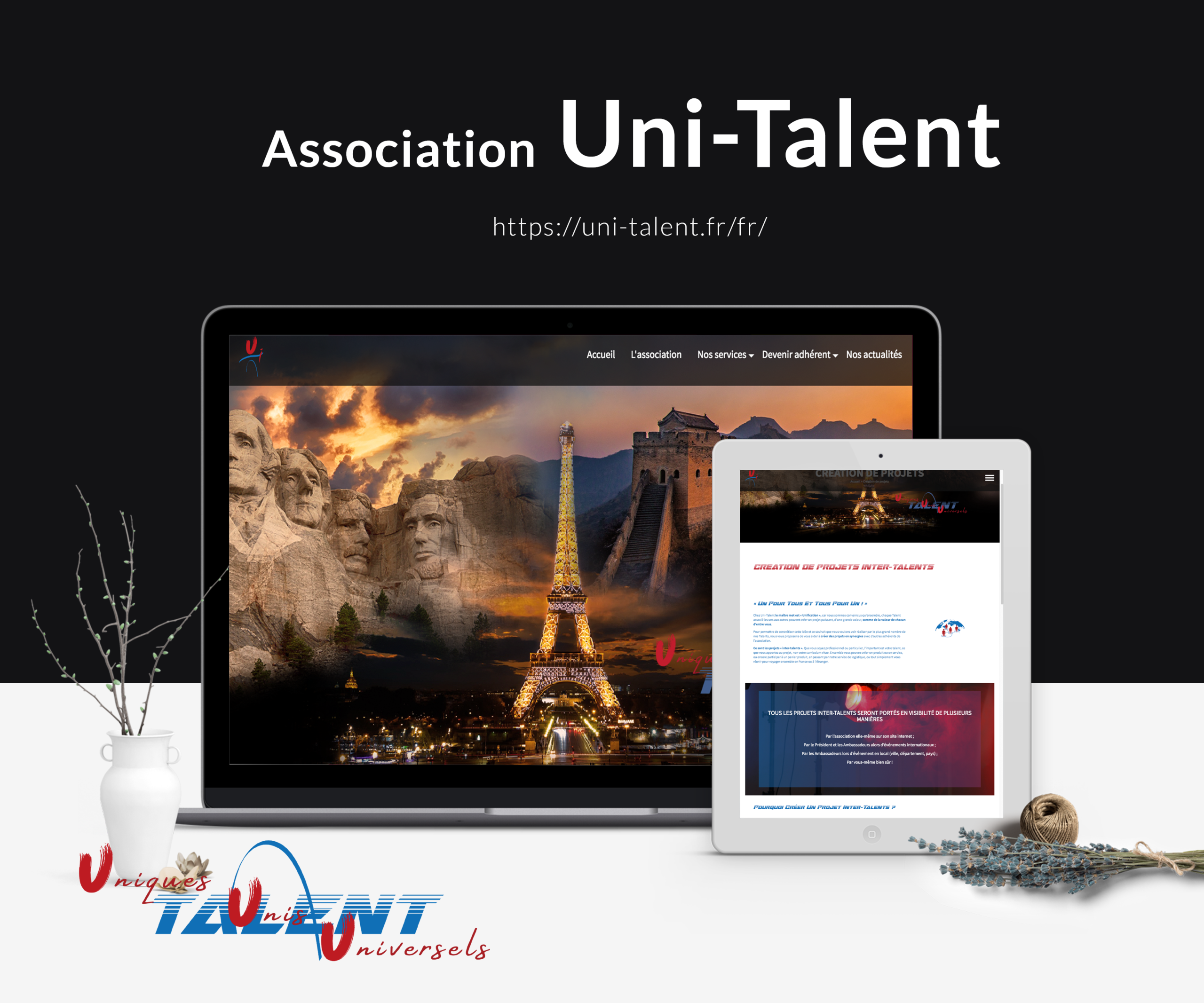 web-design-association-site-uni-talent